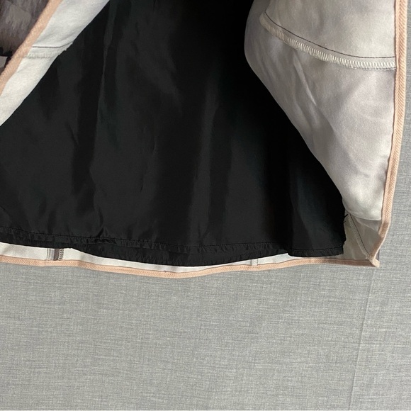 Mossimo Skater Skirt Flare Bottom Sz 14 Greyscale Abstract Pattern Lined - Picture 3 of 6